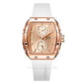 EXPEDITION E 6782 BF White Rosegold Rubber Strap